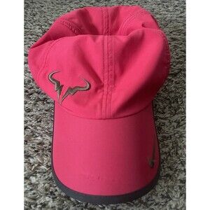 Nike Rafa Bull Hat Adjustable Pink Featherlight Dri-Fit Tennis
